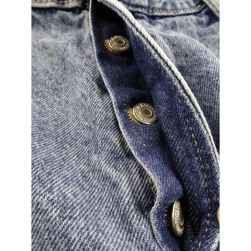 Old Navy Sky-Hi A-Line Button Fly Distressed Jean Short Size 18 - Picture 3 of 8